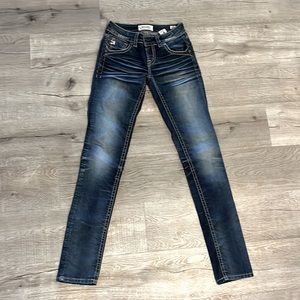 Women’s slim boot cut, size 25,Mek